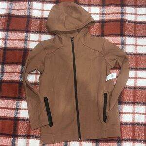 Boy’s Old Navy Active Brown Fleece Jacket size L 10/12